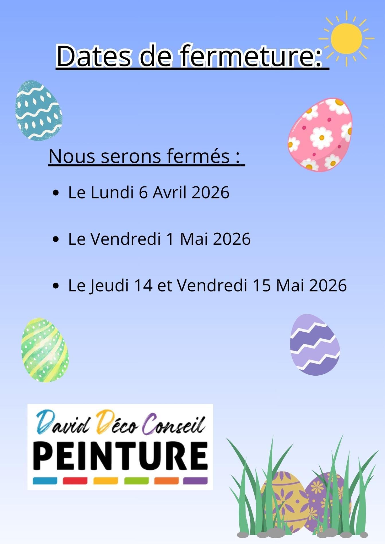 FERMETURE JOUR FERIE